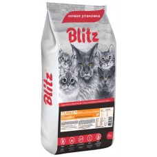 Blitz сух. корм д/взрослых кошек Курица, 10 кг