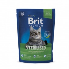 Brit Premium Cat Sterilized д/кастрированных котов с Курицей и печенью 800г