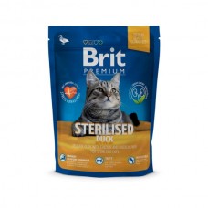 Брит 0,3 кг NEW Premium Cat Sterilised утка, курица и куриная печень для стерил. кошек