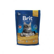 Брит 0,8 кг NEW Premium Cat Sterilised утка, курица и куриная печень для стерил. кошек