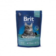 Брит 300г NEW Premium Cat Sensitive гипоалл. с ягненком д/кошек с чувств.пищеварением