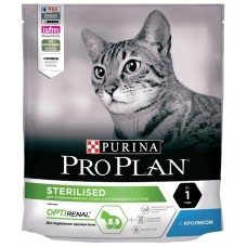 ProPlan сухой корм для стерилизованных котов КРОЛИК, 400 г