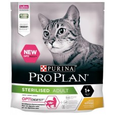 ProPlan сухой корм для стерилизованных котов КУРИЦА, 400г