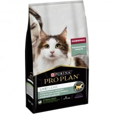Pro Plan Liveclear сухой корм д/стерилизованных кошек, с индейкой 1.4 кг