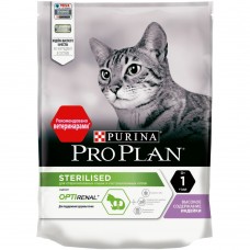 ProPlan сухой корм для стерилиз кошек и котов с индейкой 400 г