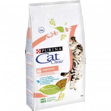 Purina Cat Chow корм для кошек SENSITIVE 1,5кг