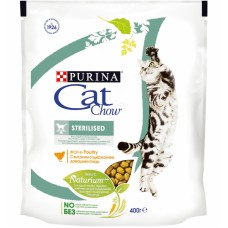 Purina Cat chow корм для стерилизованных кошек, 400г
