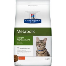 ХИЛЛс сух.д/кошек Metabolic полноценный диетический рацион при коррекции веса 1,5кг