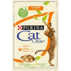 Purina Cat Chow корм для кошек курица с кабачками, 85гр
