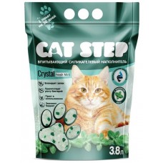 Наполнитель силикагелевый Cat Step Fresh Mint, 3.8л