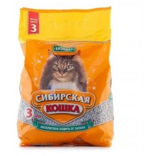 Наполнитель Сибирская Кошка Бюджет 3л 