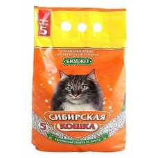 Наполнитель Сибирская Кошка Бюджет 5л 