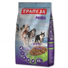 Корм сухой Трапеза "Прима" для активных собак, 10 кг