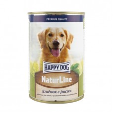 Happy dog консервы для собак с ягненком и рисом